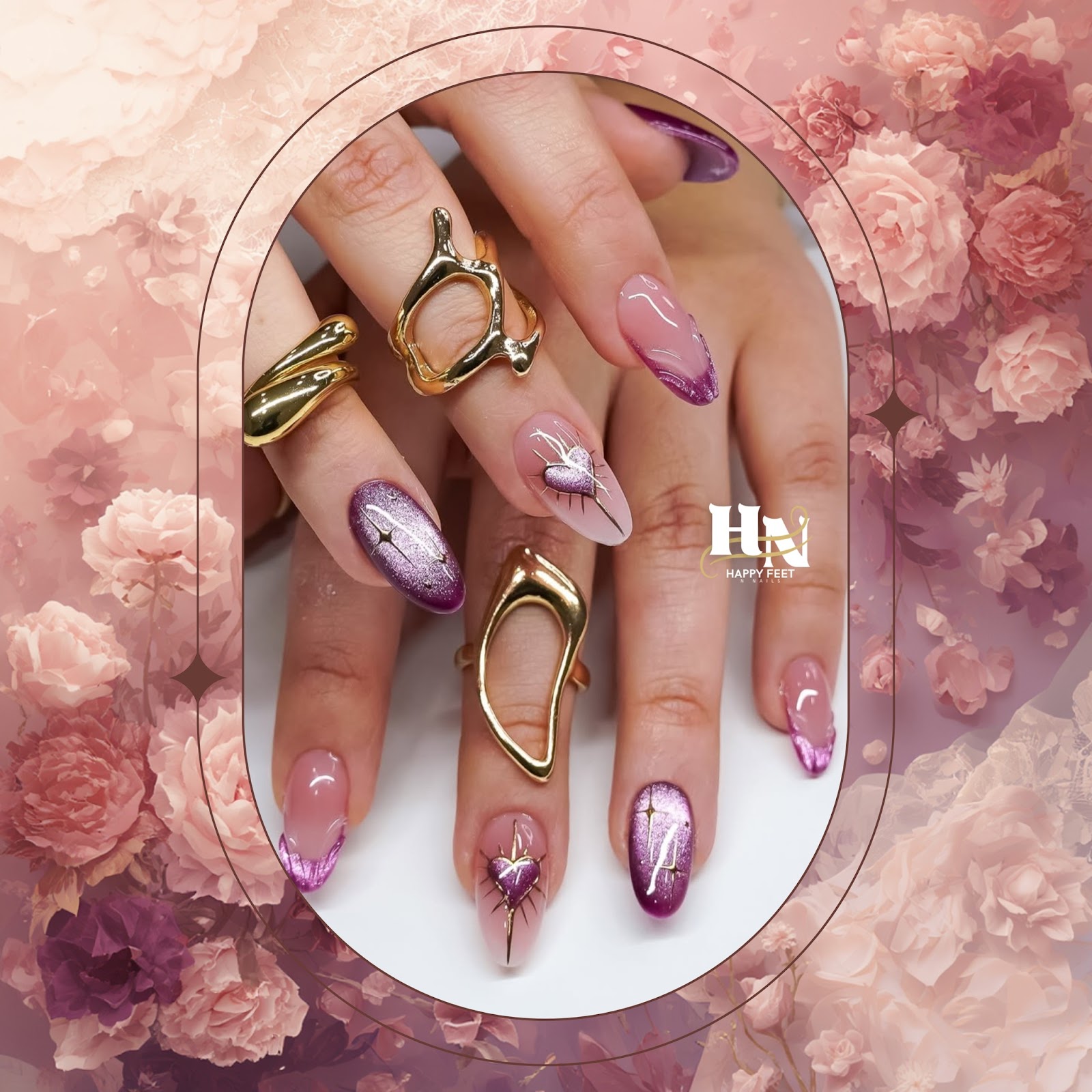 Happy Feet And Nails logo